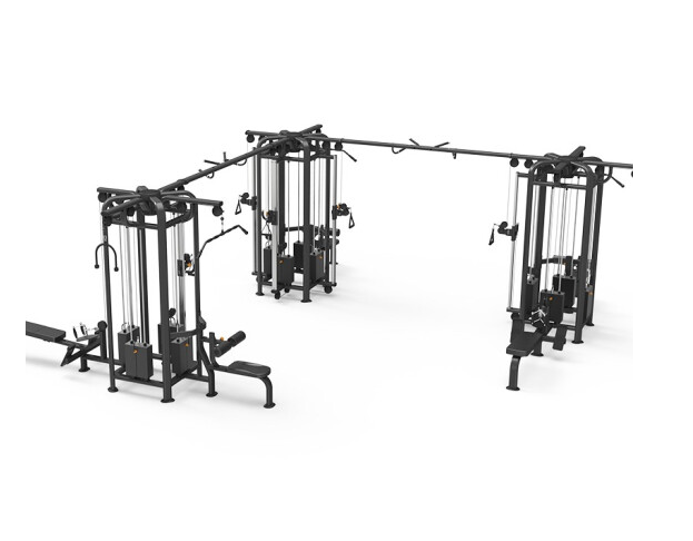 金年会四方位多功能训练架360综合训练器健身房专用 9028E十二方位V型训练架