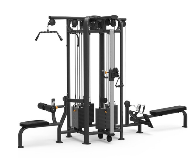 金年会四方位多功能训练架360综合训练器健身房专用 9028A四方位训练架