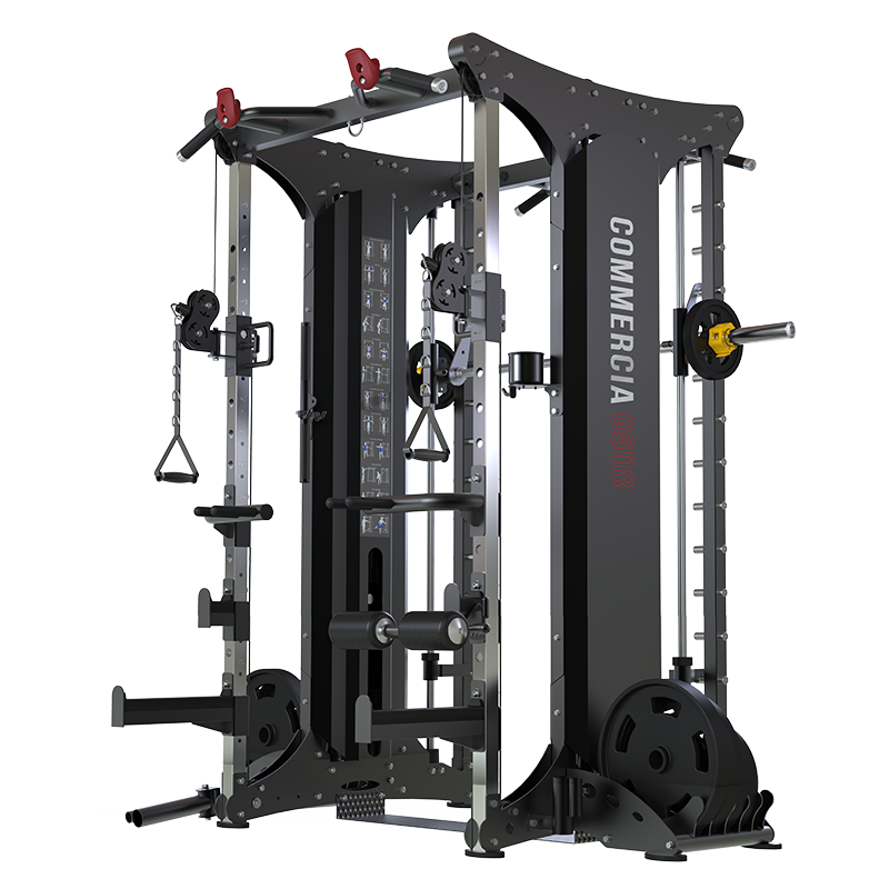 金年会史密斯机G608综合训练器健身器材龙门架深蹲卧推杠铃架G608裸机