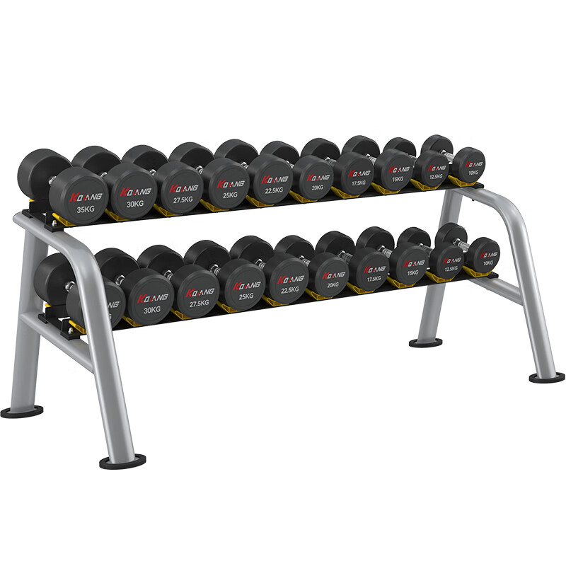 金年会家用商用十付PEV哑铃套装含哑铃架健身器材YL-P430