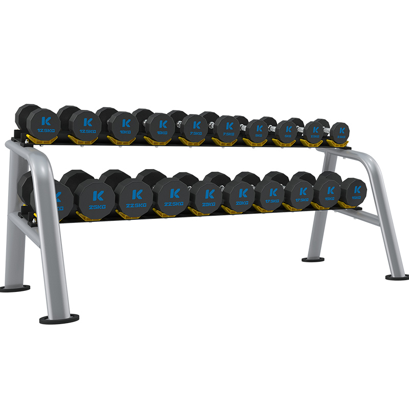 金年会TPU12边哑铃套装室内专业力量运动健身器材YLT-12T 275KG