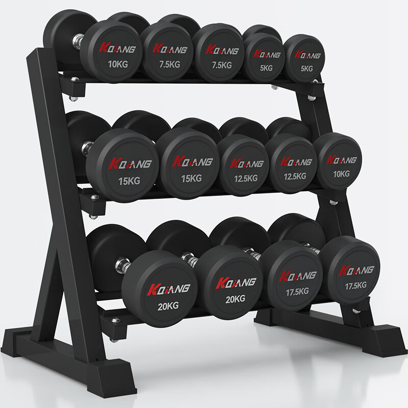 金年会商用三层PEV哑铃7付室内专业力量运动健身器材 175KG