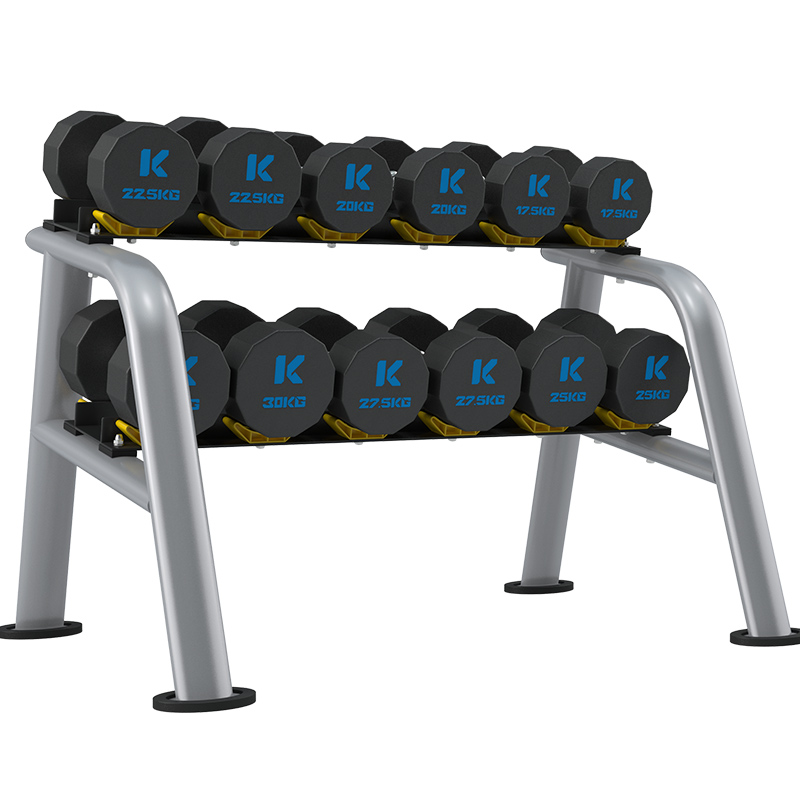 金年会TPU12边哑铃套装室内专业力量运动健身器材YLT-12T 285KG